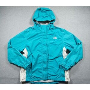 The North Face Jacket Womens Large Blue Hyvent Stinson Hooded Outdoors Ladies